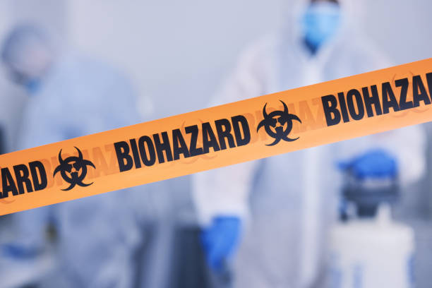 Professional Biohazard Cleanup technician working in Columbia, CA